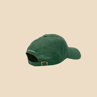 Back of Salad! Collection Hat in Kale with "Sweetgreen" logo embroidered across the back.